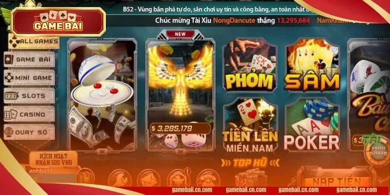 Kho game bùng nổ chỉ có tại B52.